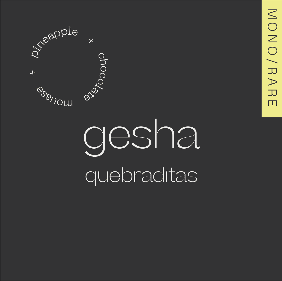 GESHA Colombia — La Quebraditas