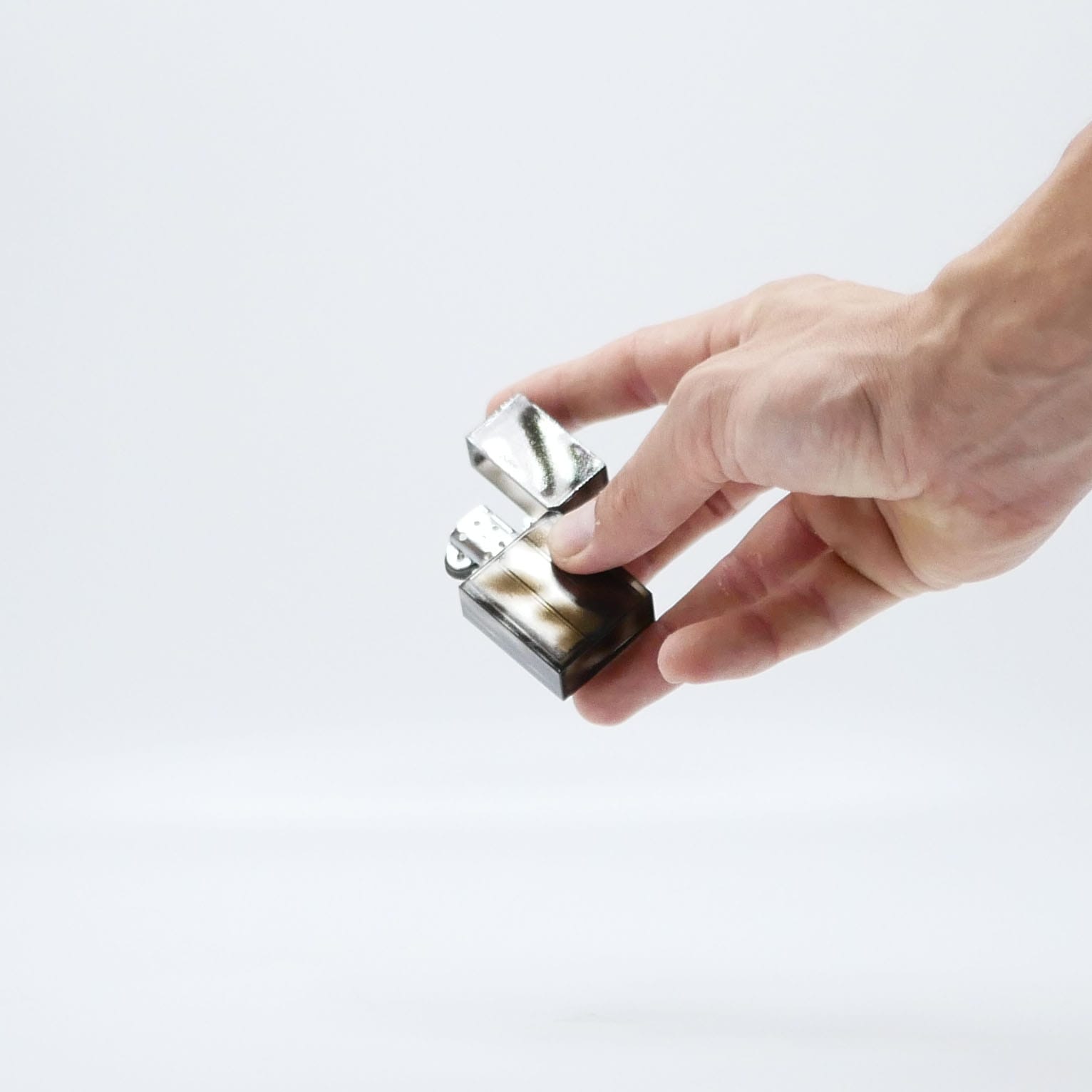 Tsubota Pearl Hard-Edge Petrol Lighter Marble - Image 9